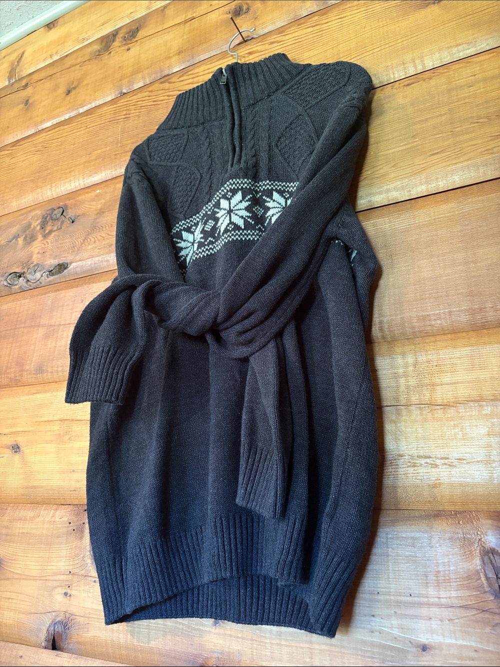 East West Classics Large Azteck Zipperdown Vest